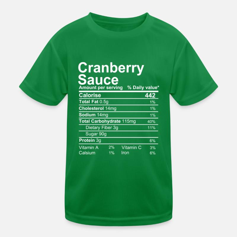 cranberry sauce Kids Functional T-Shirt