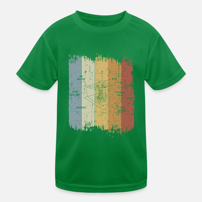 Astrophysicist Retro Time Curvature Quantum Physic Kinder Funktions-T-Shirt