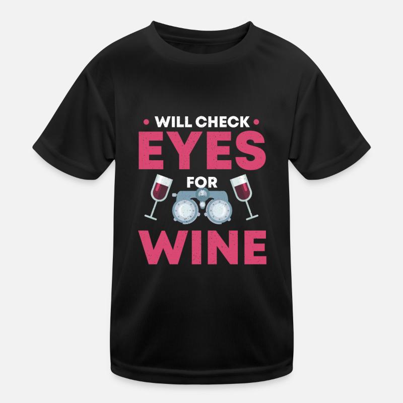 Opticien optométriste ophtalmique yeux médecin profession T-shirt sport Enfant