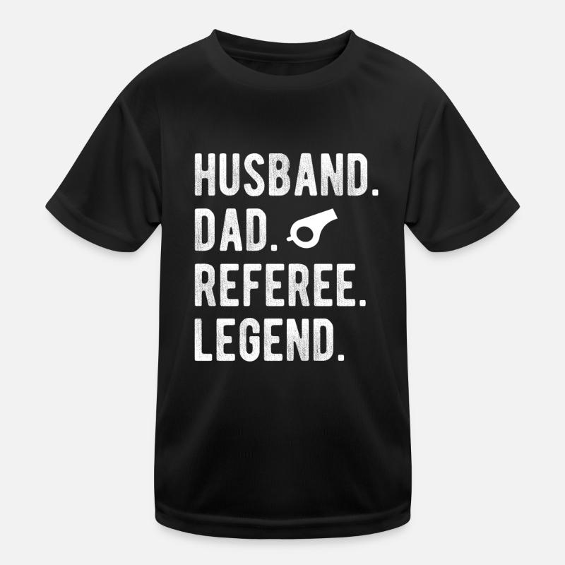 Arbitre Mari Papa Referee Impartial T-shirt sport Enfant