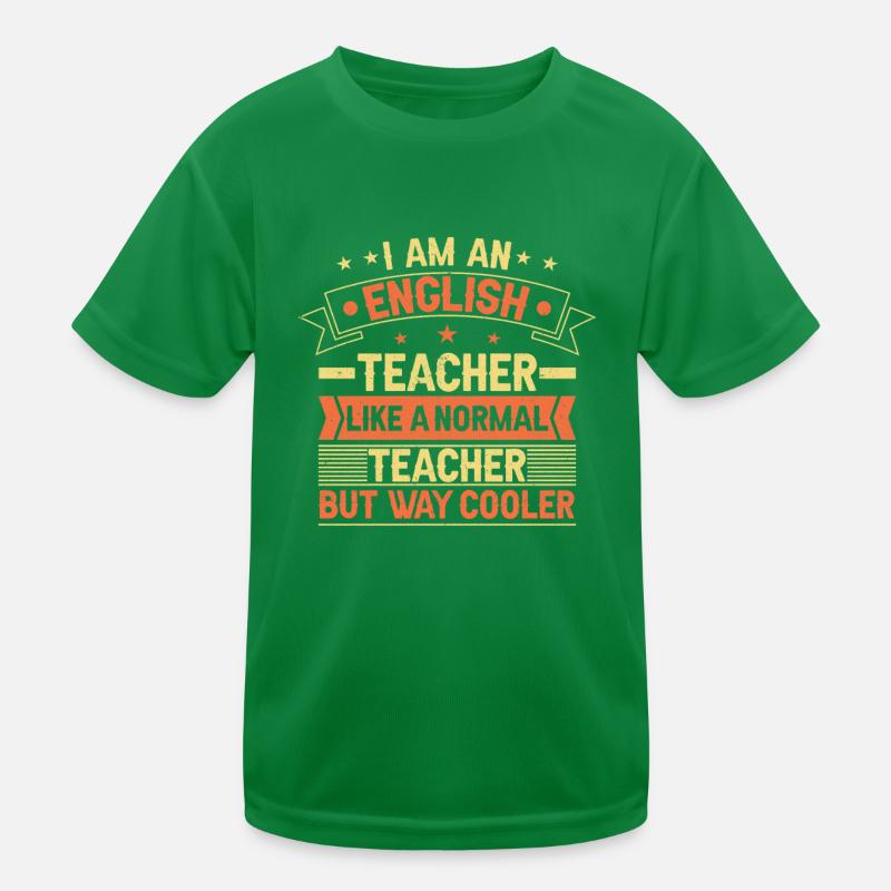 Englisch Lehrer Kinder Funktions-T-Shirt