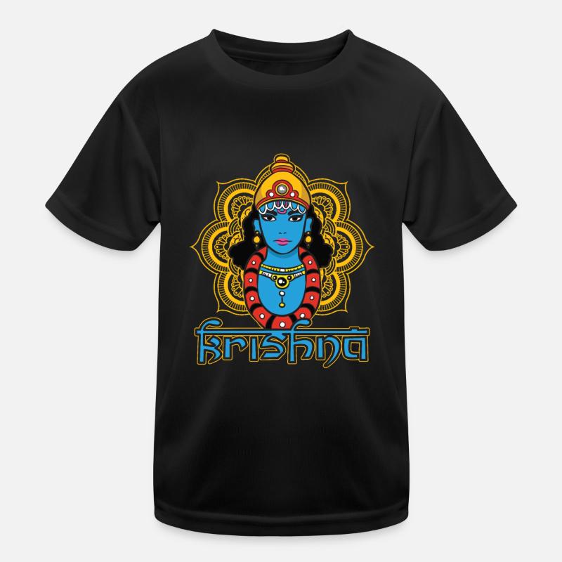 Krishna Hindu-Gott Kinder Funktions-T-Shirt