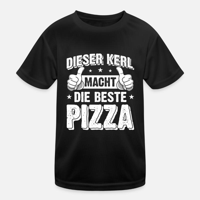 Pizzabäcker Kinder Funktions-T-Shirt
