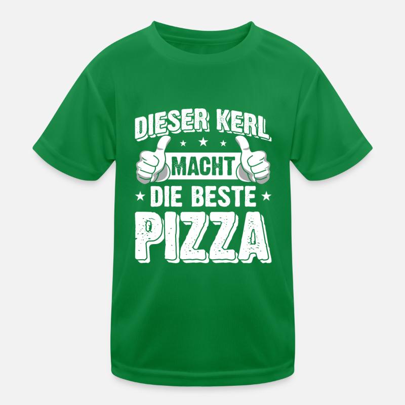 Pizzabäcker Kinder Funktions-T-Shirt