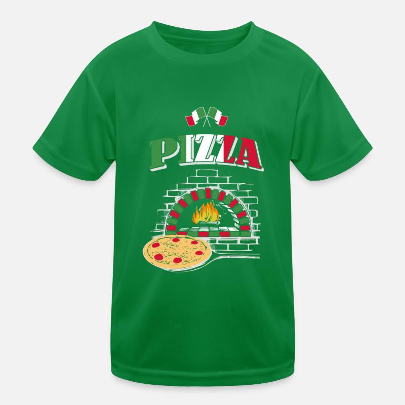 Pizza Pizzabäcker Kinder Funktions-T-Shirt