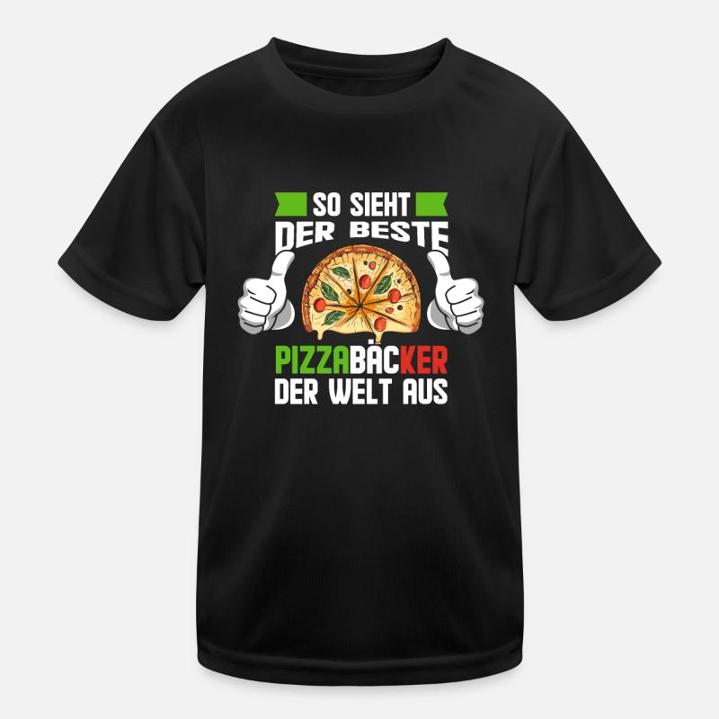 Weltbester Pizzabäcker Geschenkidee Kinder Funktions-T-Shirt