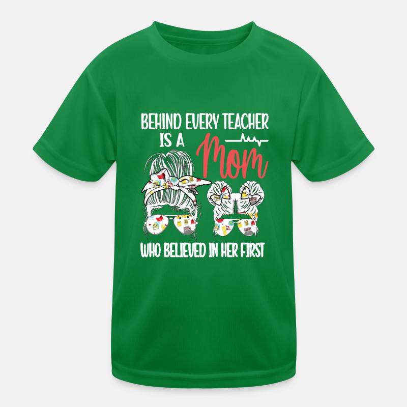 Mère d’une enseignante Maman d’une enseignante Mère T-shirt sport Enfant