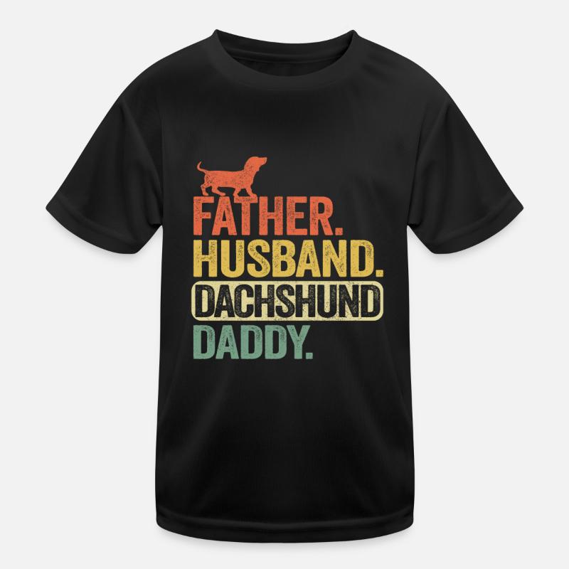 Père Mari Teckel Papa Teckel Teckel T-shirt sport Enfant