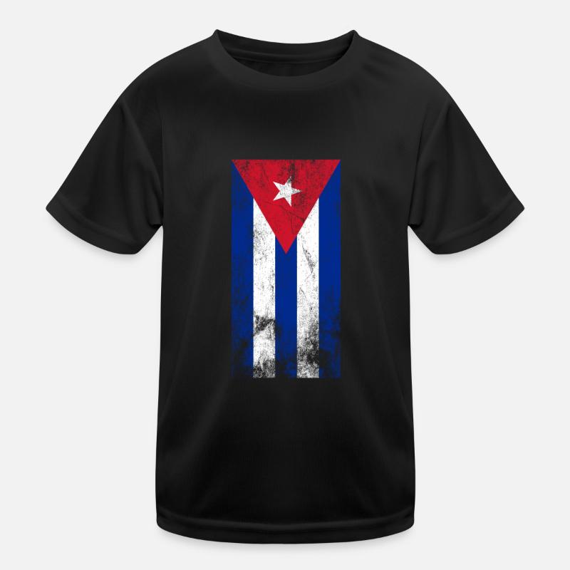 Cuba Flag Cuba Flag liberates Cuba Cuban Kids Functional T-Shirt