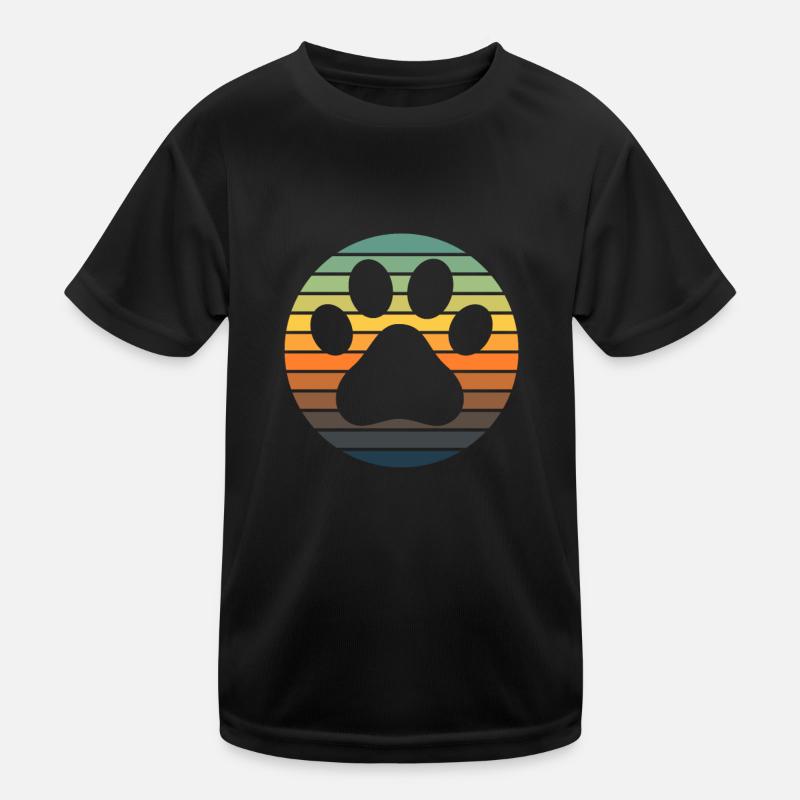 Patte de chien Patte de patte chien T-shirt sport Enfant