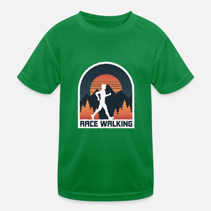 Walking, walking in the beautiful nature Kids Functional T-Shirt