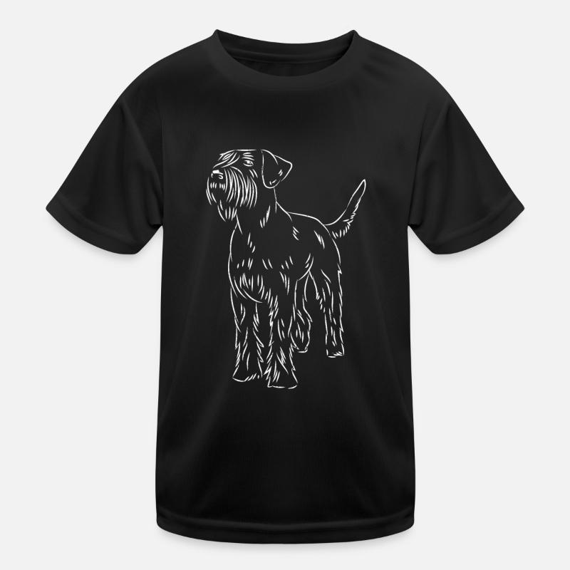 Riesenschnauzer Giant Schnauzer Kinder Funktions-T-Shirt
