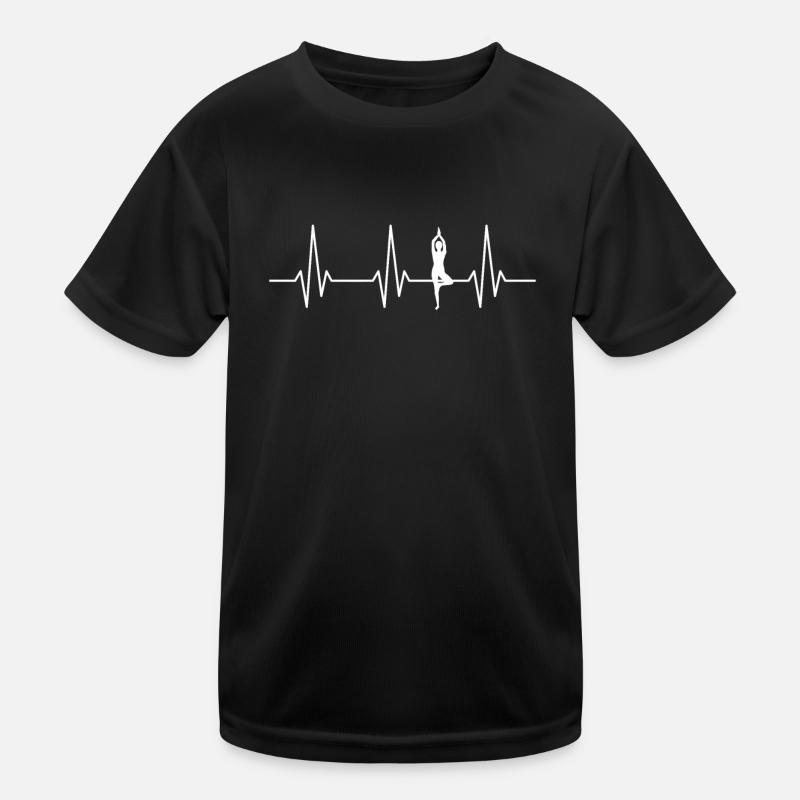 Yoga Heartbeat T-shirt sport Enfant