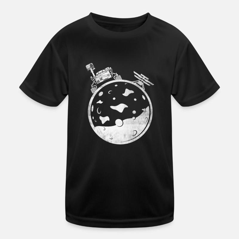 Mars Planet Weltraum Raumfahrt Kinder Funktions-T-Shirt