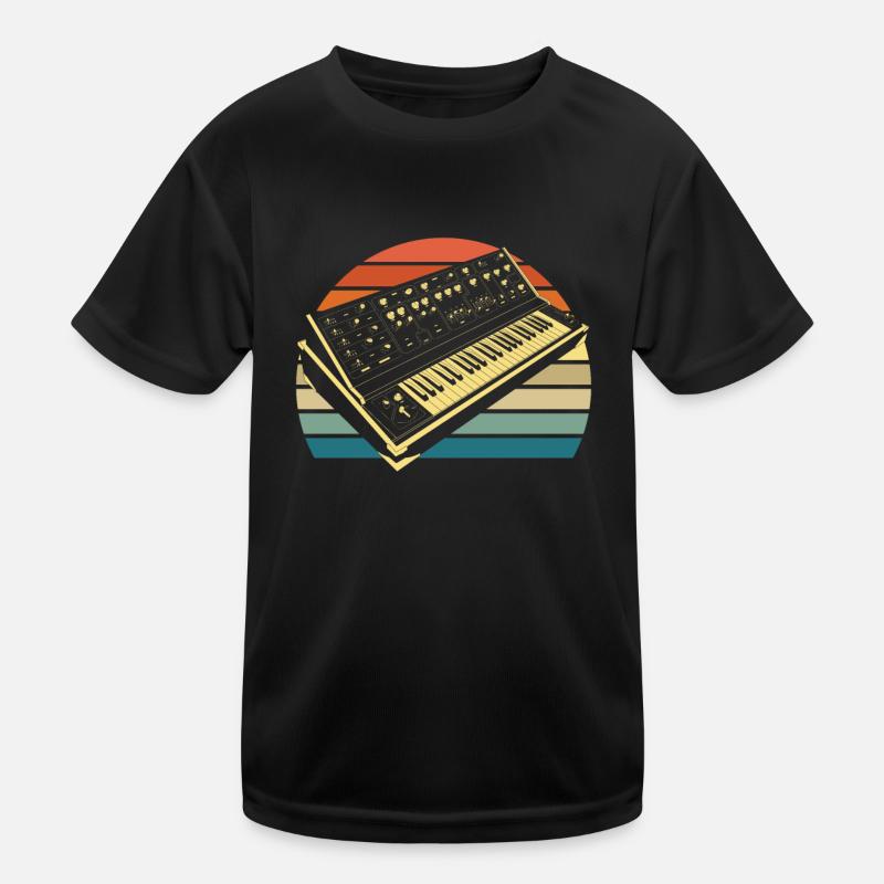 Analog Retro Synthesizer Geschenk Kinder Funktions-T-Shirt