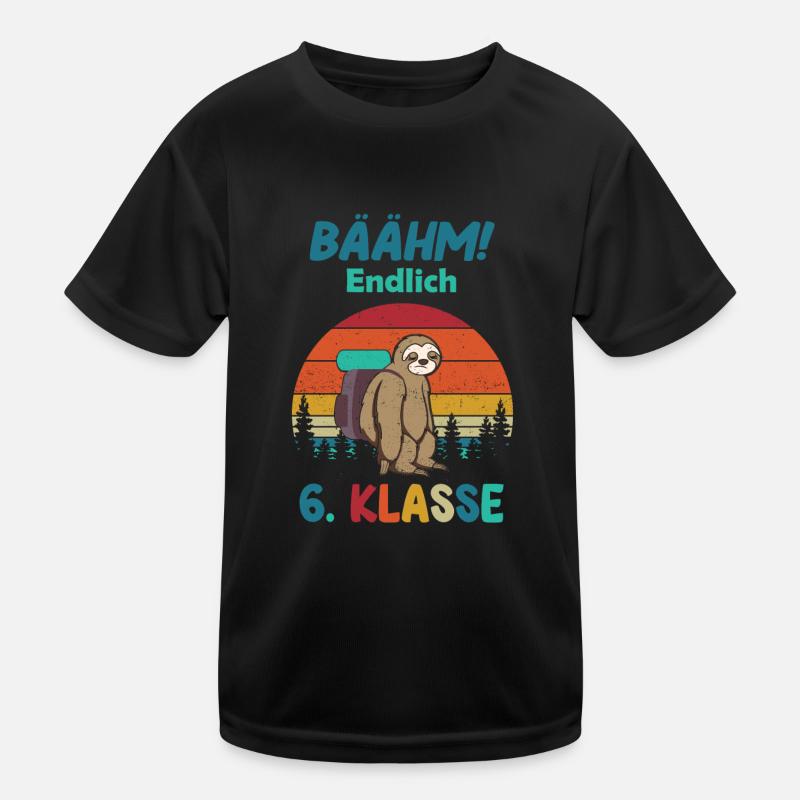 Bäähm 6 Klasse Realschule Gymnasium Schule Kinder Funktions-T-Shirt