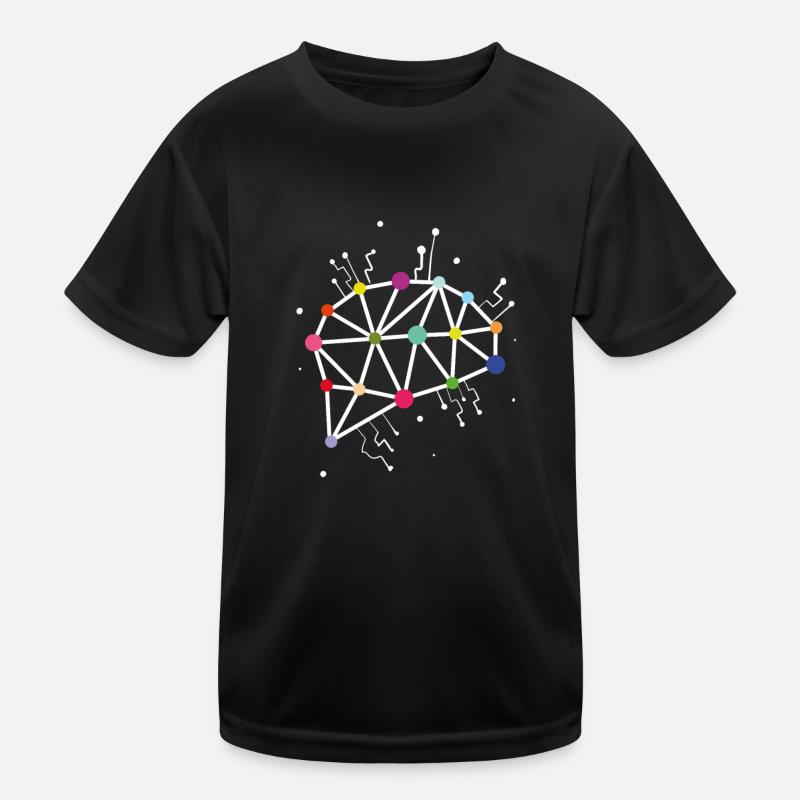 Neural Network Cool Data Science Deep Learning - Kinder Funktions-T-Shirt - Schwarz
