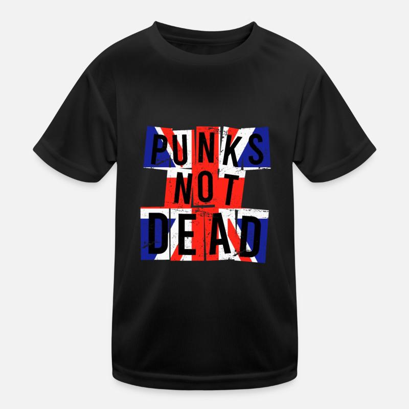 Punks not dead Punker Angleterre Royaume-Uni T-shirt sport Enfant