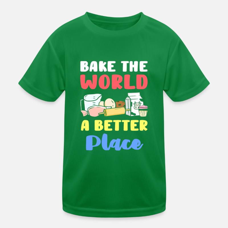 Baking Baker Kids Functional T-Shirt