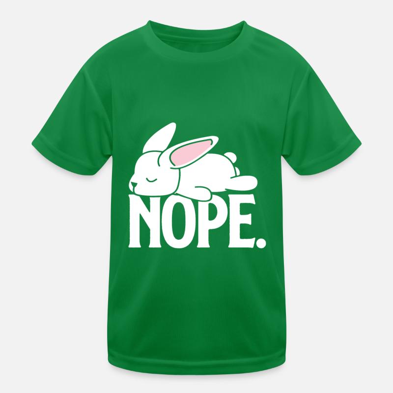 Nope Lazy Rabbit Funny Cute Rabbit Sleeping Rabbit Kinder Funktions-T-Shirt