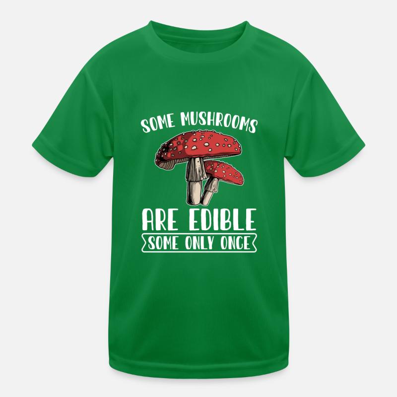 Champignons Cueilleurs de champignons T-shirt sport Enfant