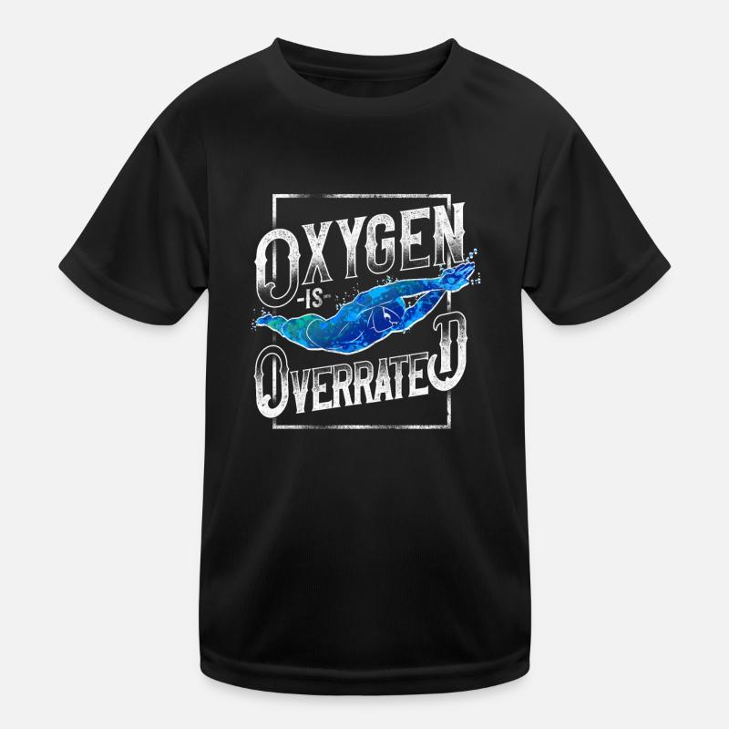 Swimming Swimmer Swim Oxygen Is T-shirt sport Enfant
