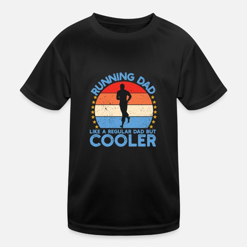 Running Dad Ausdauerlauf Kinder Funktions-T-Shirt