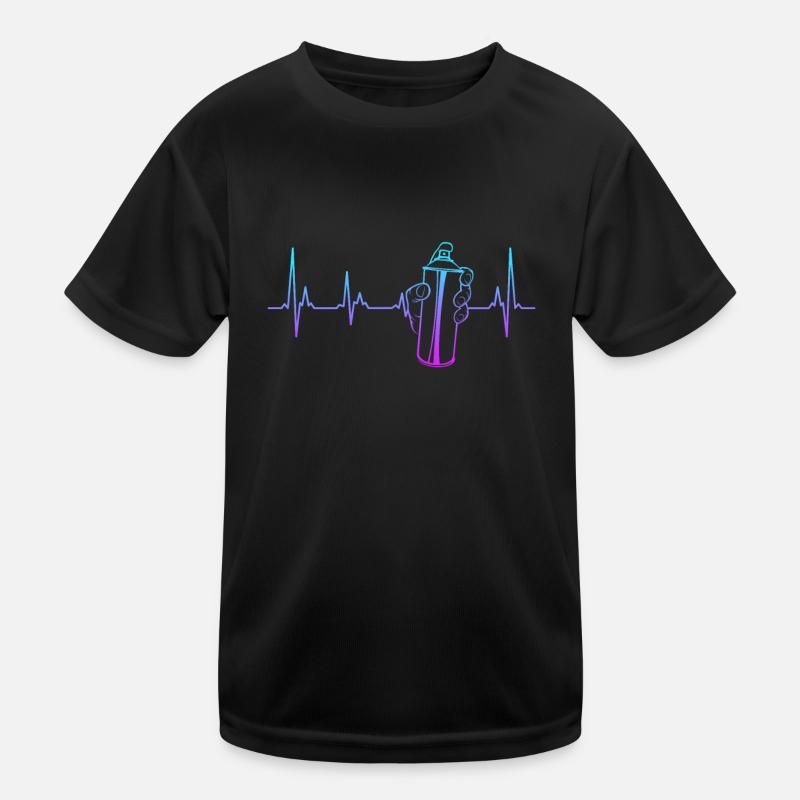 Graffiti artiste Spray bombe laque T-shirt sport Enfant