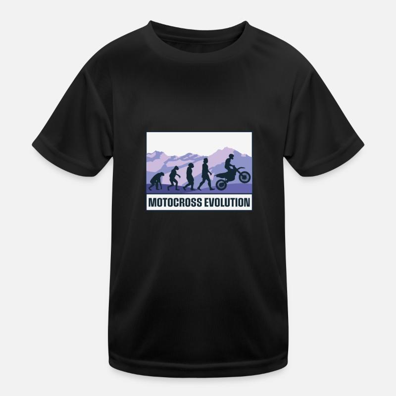 Motocross Evolution Kids Functional T-Shirt