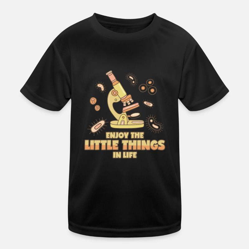 Microscope Magnification Small things in life Kids Functional T-Shirt