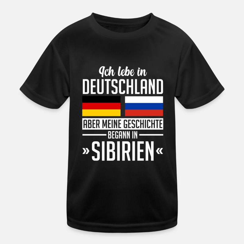 Sibire Deutschland Sibirien Sibirisches Kinder Funktions-T-Shirt