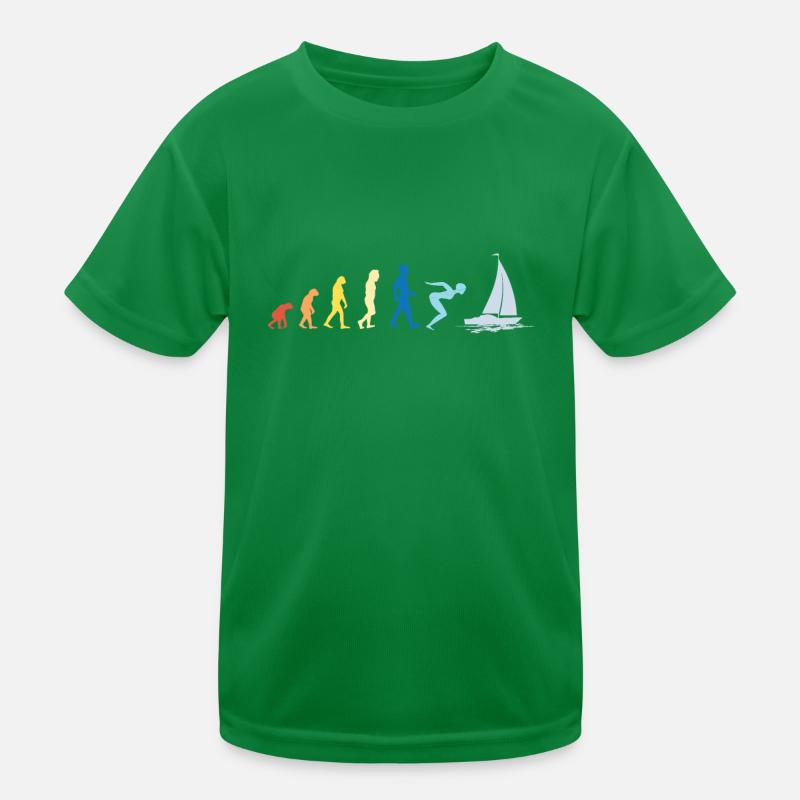 Sailing Sailboat Evolution T-shirt sport Enfant