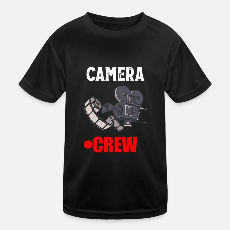 Cinéaste cinéaste Réalisateur Camera Crew T-shirt sport Enfant