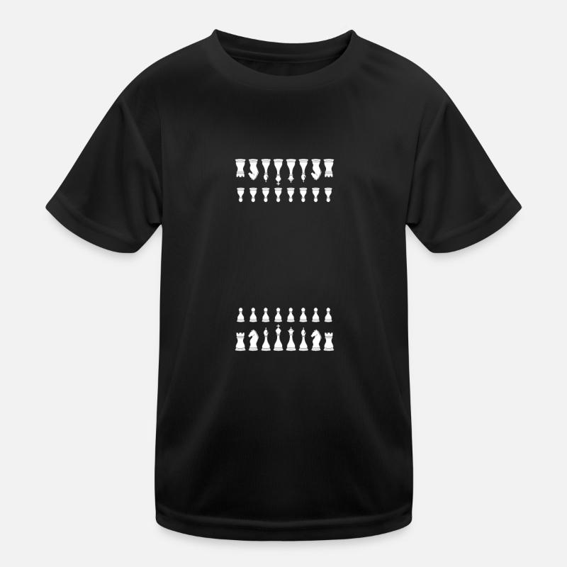 Échiquier échiquier pions T-shirt sport Enfant
