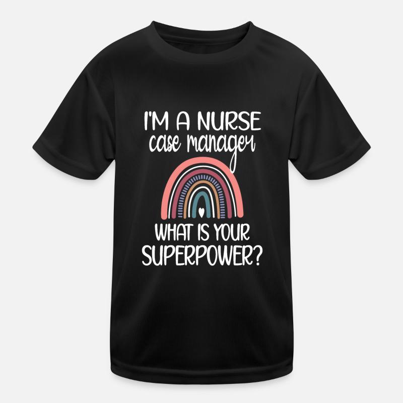 Case Manager Pflege-Management Case Management Kinder Funktions-T-Shirt