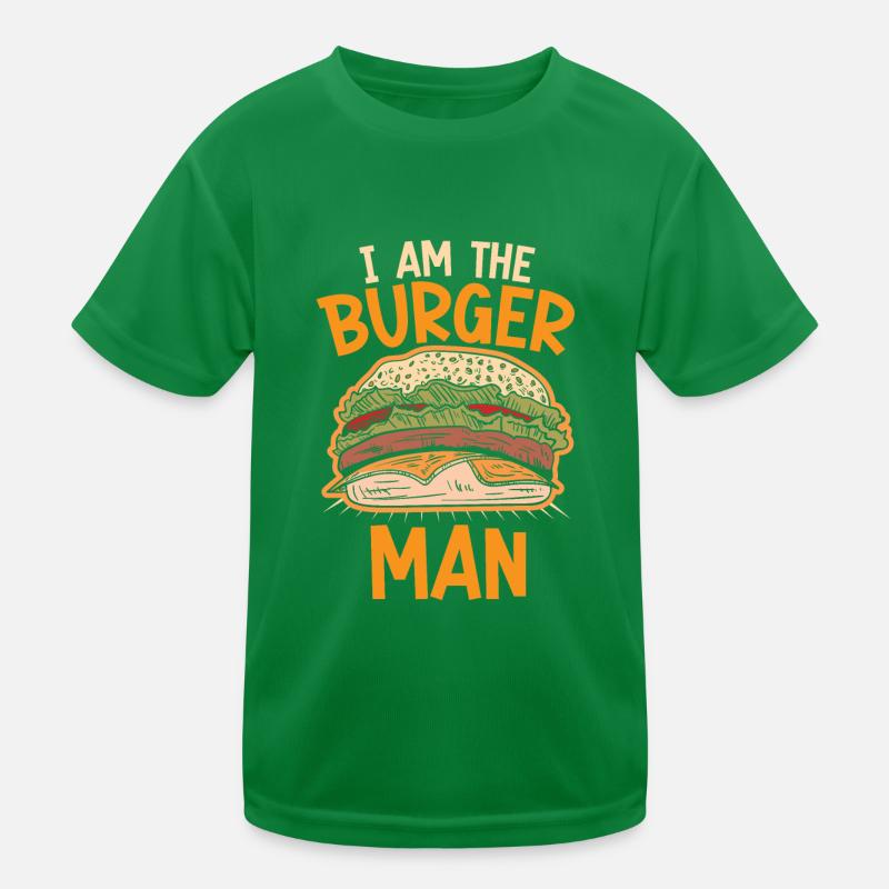 Ich Bin Der Burger Mann Kinder Funktions-T-Shirt