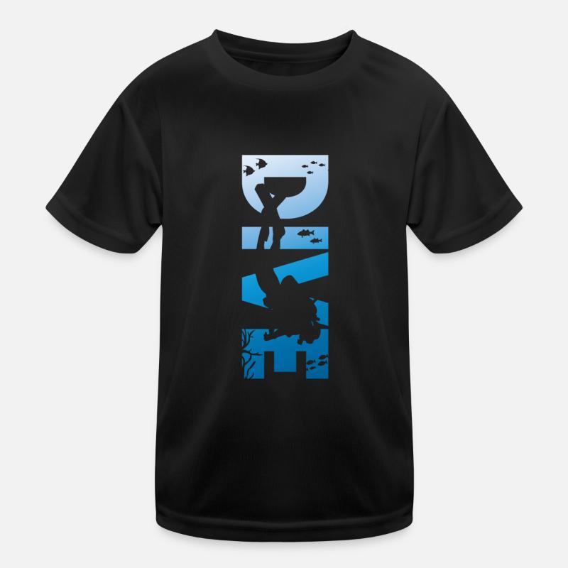 Dive Kinder Funktions-T-Shirt