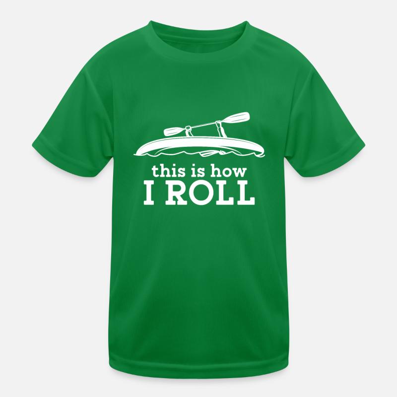 Kayaking This Is How I Roll Kinder Funktions-T-Shirt
