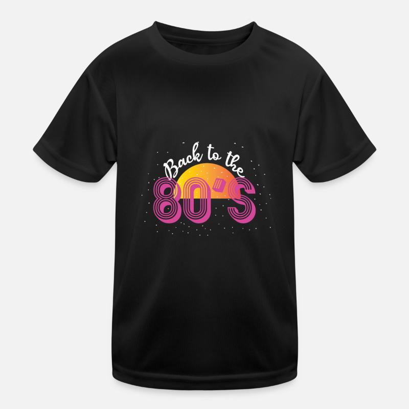 Années 80 80s 1980 T-shirt sport Enfant