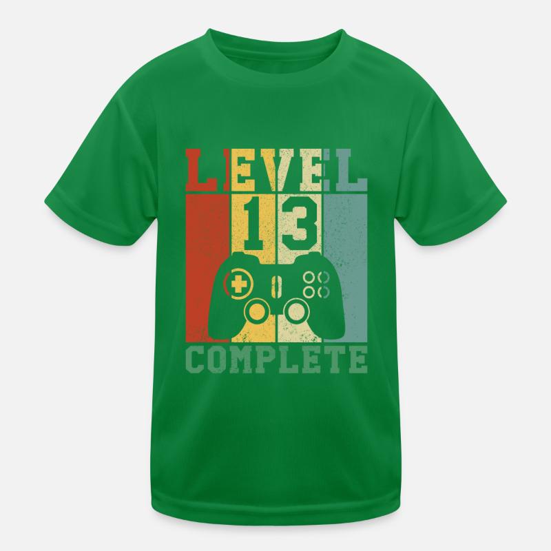 13 Geburtstag Level 13 complete Kinder Funktions-T-Shirt