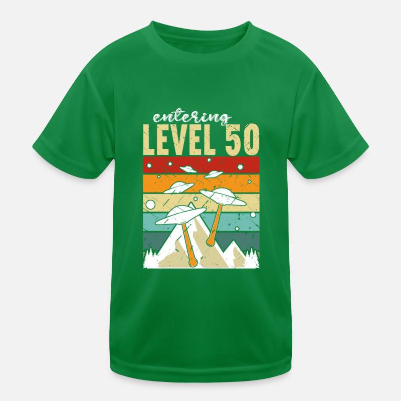 Level 50 Gaming Controller 50 anniversaire T-shirt sport Enfant