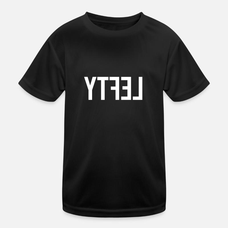 Linkshänder Linke Hand Lefty Kinder Funktions-T-Shirt