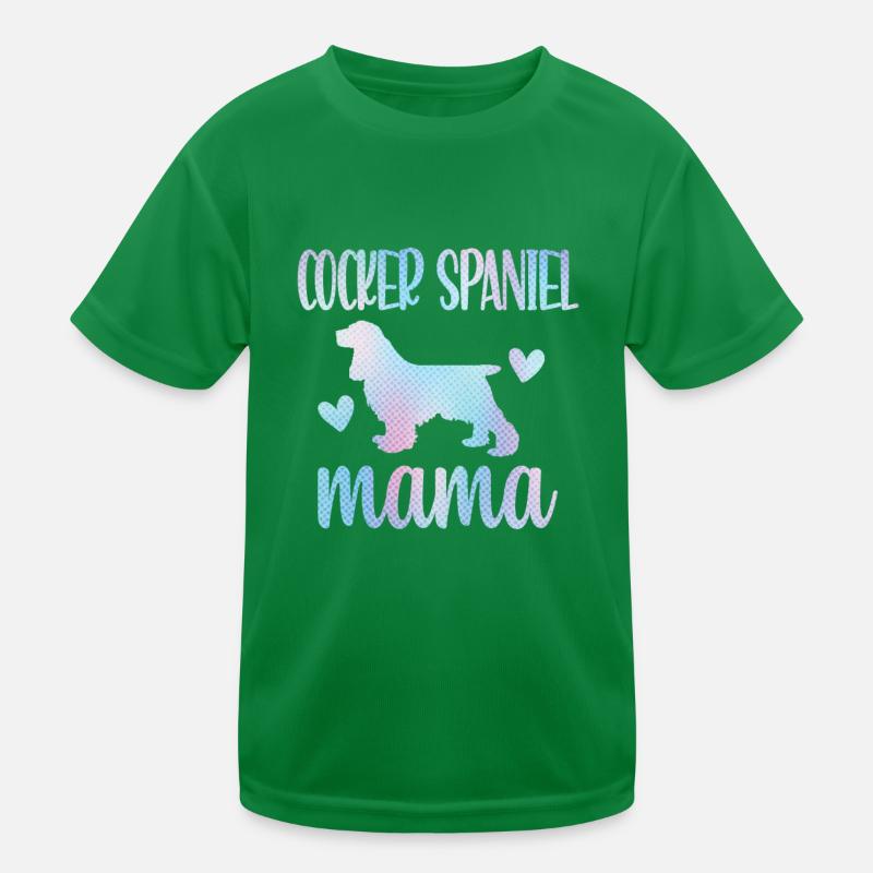 Cocker Spaniel Mama Cocker propriétaire de chien T-shirt sport Enfant