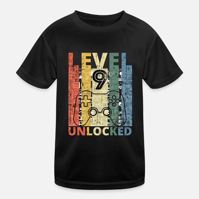 Level 9 Unlocked Kids Functional T-Shirt