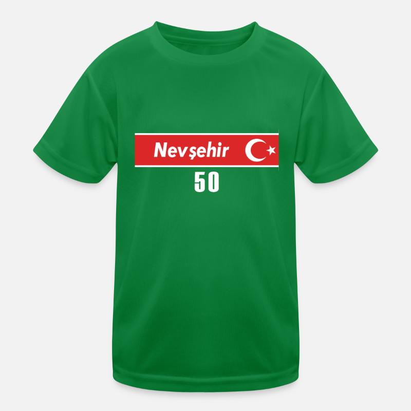 50 Nevsehir Plaque d’immatriculation turque en cadeau T-shirt sport Enfant