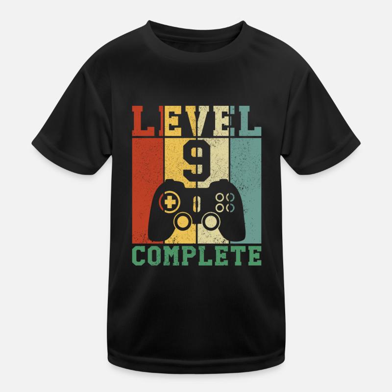 9 Anniversaire Niveau 9 complete T-shirt sport Enfant
