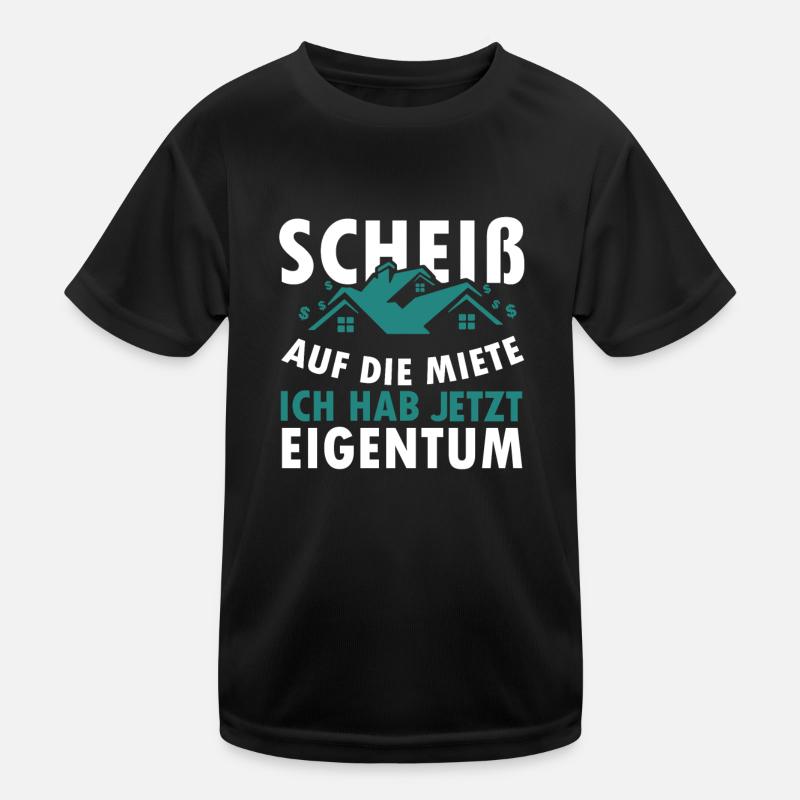 Haus Eigentumswohnung Wohnung Kinder Funktions-T-Shirt