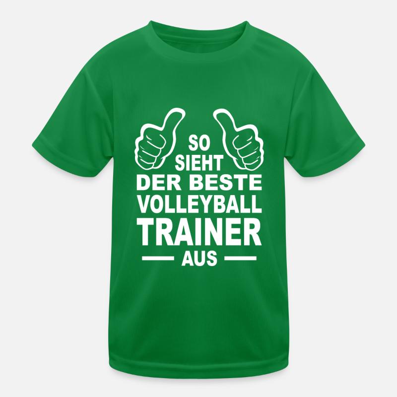 Beachvolleyball - Der Beste Volleyball Trainer Kinder Funktions-T-Shirt