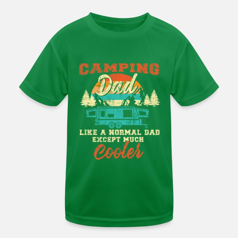 Camping Dad Pop Up Camper Rv Kinder Funktions-T-Shirt
