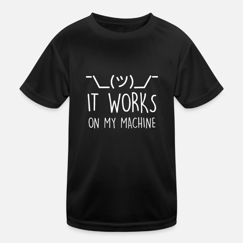 Débogage de blague de programmeur en cours d’exécution sur mon PC T-shirt sport Enfant